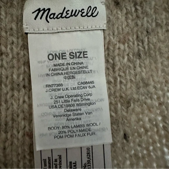 Madewell Wool Pom Pom Beanie - Picture 5 of 5